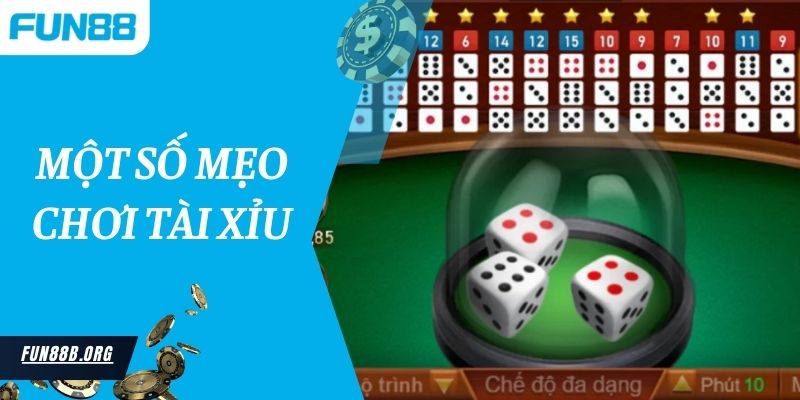 Một số mẹo chơi tài xỉu mà bạn cần biết khi tham gia